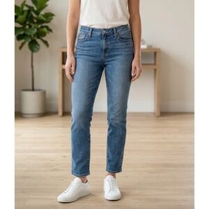 Joes Jeans The Lara Mid Rise Cigarette‎ Ankle Jeans Dazzling Blue Size 31